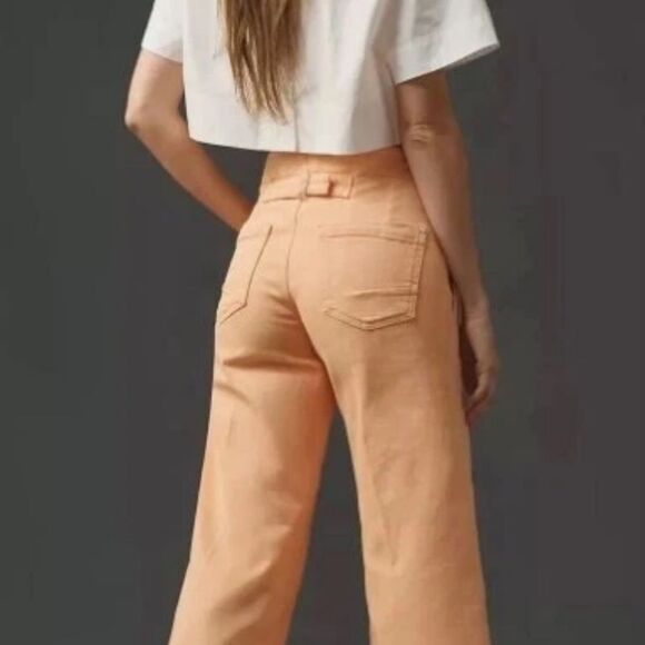 Pilcro Kit Cropped Wide-Leg Utility Trouser Jeans-GG2 - Picture 3 of 9